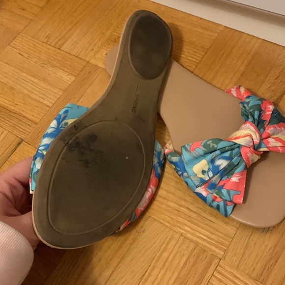 Call It Spring Colourful Bow Sandals - Picture 4 of 4